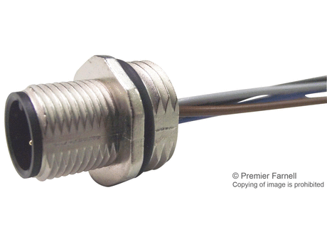 Mensor Sensor Connection FARNELL - Free CAD models - Sensor Connector, 5 Pole M12 Sensors ...