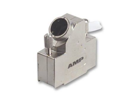 D Sub Backshell, ADK Series, DB, 45Â°, Metal Body