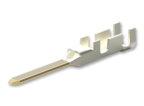 Rectangular Power Contact, Dynamic D-3000 Series, Gold Plated Contacts, Copper Alloy, Pin, Crimp