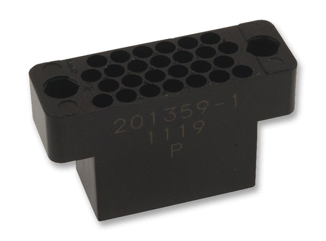 Rectangular Power Connector, Housing, M Series, Plug, 26 Contacts, 3.3 mm, Pin