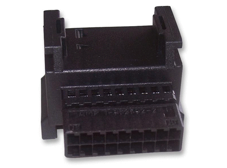 Rectangular Power Connector, Housing, MQS Series, Plug, 18 Contacts, 2.54 mm