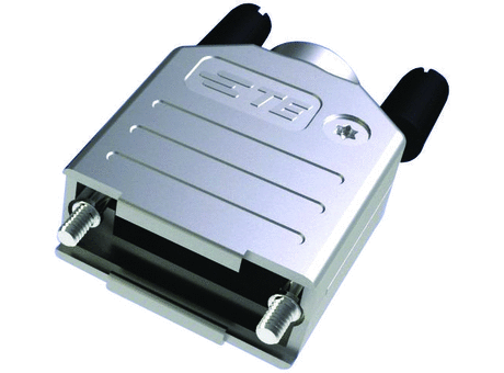 D Sub Backshell, ADK Series, DE, 180-¦, ABS (Acrylonitrile Butadiene Styrene) Body