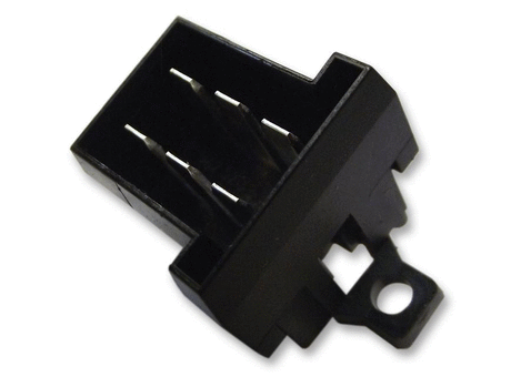 Rectangular Power Connector, Junior Power Timer Series, Through Hole, Header, 6 Contacts, 5 mm, Pin