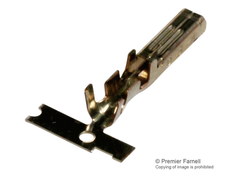 Rectangular Power Contact, Dynamic 3000 Series, Gold Plated Contacts, Copper, Socket, Crimp, 20 AWG