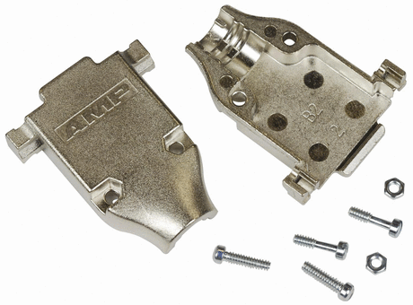 D Sub Backshell, AMPLIMITE Series, DA, 180-¦, Zinc Alloy Body