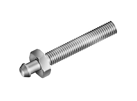 Threaded Rod for Compact Feet, Stainless Steel