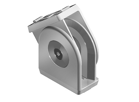 Pivot Joint 38/76 - 1.5"/3" with Adjustable Friction, Die-cast Zinc