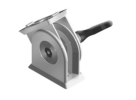 Pivot Joint 45/90 with Locking Lever Die-cast Zinc