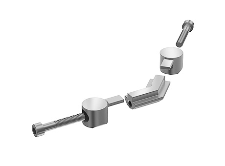 Universal Mitre Butt Connector Die-cast zinc, Slot 8