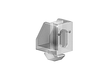 Uniblock, Transparent Colorless Plastic PC, Slot 8, 10