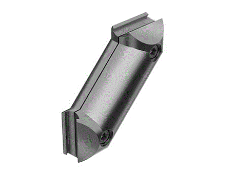 Set Angle Connector 2D28 for Tubular Frame Profiles