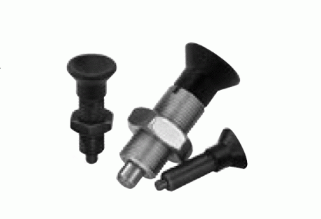 Indexing Plungers without Collar, Steel/Stainless Steel