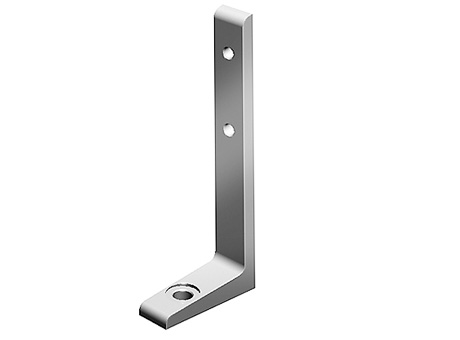 Floor Bracket 140, 1 Slot Version Aluminum
