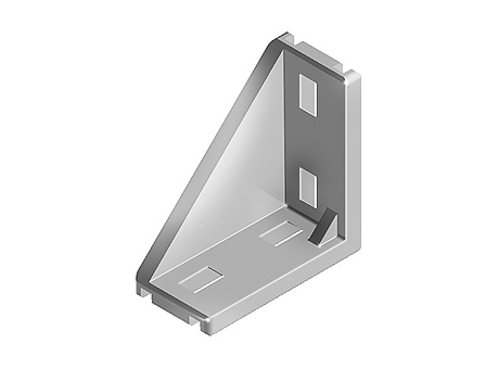 Floor Bracket 30 Die-cast Aluminum, Profile 30 and up