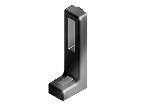 Floor Bracket 120 Die-cast Zinc, Profile 30 and up