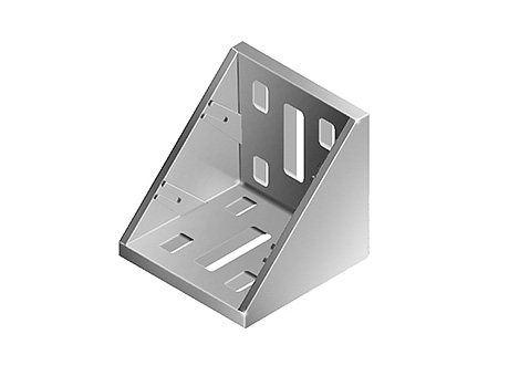 Connection Angle 80 Flat Die-cast Zinc
