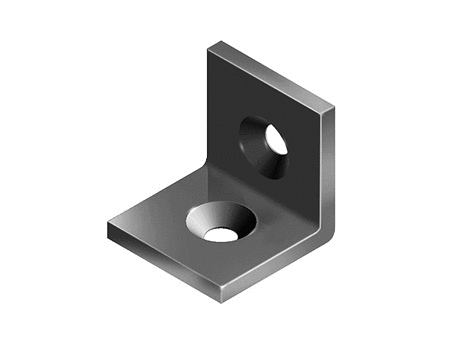 Steel Connection Angle 40 Steel, Profile 40 and up