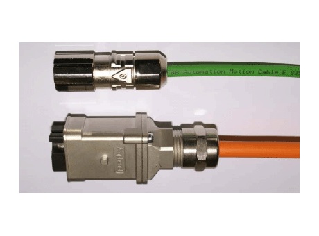Assembled cables for brushless and asynchronous motors
