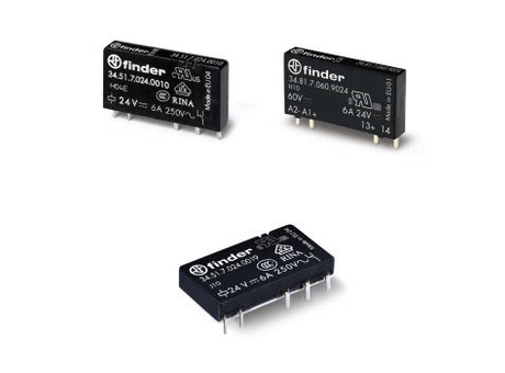 finder - Free CAD models - 34 Series - Ultra-Slim electromechanical PCB ...