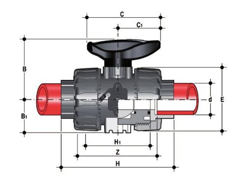 Dimensioned drawing