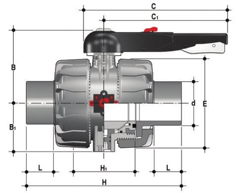 Dimensioned drawing