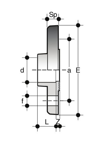 Dimensioned drawing