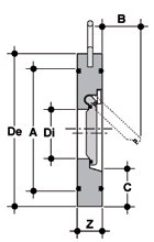 Dimensioned drawing