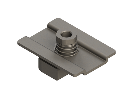 Tube clamps Series B (DIN 3015, Part 3), Fixed adapter BA