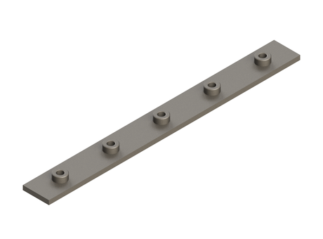 Tube clamps Series B (DIN 3015, Part 3), Multiple weld plate APR