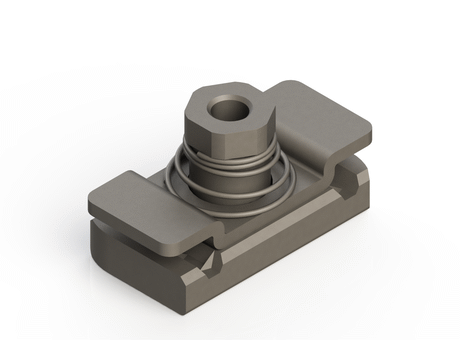 Tube clamps Series A (DIN 3015, Part 1), Fixed adapter BA