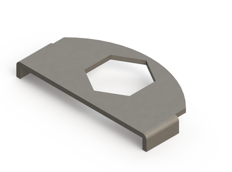 Tube clamps Series A (DIN 3015, Part 1), Locking plate SBR