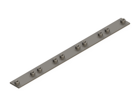 Tube clamps Series A (DIN 3015, Part 1), Multiple weld plate APR