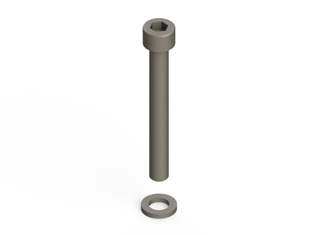 Tube clamps Series A (DIN 3015, Part 1), Hexagon socket head screw IS