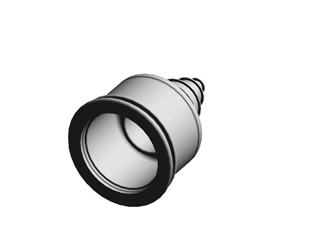 Flexicon - Free CAD models - conduit fitting rubber end cap 21mm ...