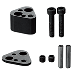 FYCRN-AP - End Retainer Sets for NC Machining - Triangle Type - 32 mm Thick - For Round Punches