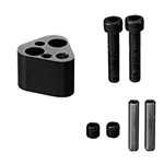 FYCRNAR - End Retainer Sets for NC Machining - Triangle Type - 32 mm Thick - For Round Punches