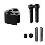 FYCRNFR - End Retainer Sets for NC Machining - Triangle Type - 32 mm Thick - For Shaped Punches