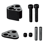 FYCRN-FD - End Retainer Sets for NC Machining - Triangle Type - 32 mm Thick - For Shaped Button Dies