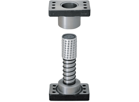 FYMYJP - Ball Guide Post Sets - Movable Stopper with Aluminum Ball Cage Type - Resin type with dowel hole