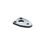 FYBPST - End Retainer Sets for NC Machining - Single Bolt Type - 25 mm Thick - For Round Punches With Locating Dowel Holes