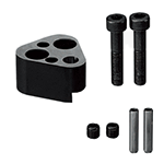 FY25CRNFR - End Retainer Sets for NC Machining - Triangle Type - 25 mm Thick - For Shaped Punches