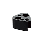 FY25CRN-F - End Retainer Sets for NC Machining - Triangle Type - 25 mm Thick - For Shaped Punches/Dies - Body Only