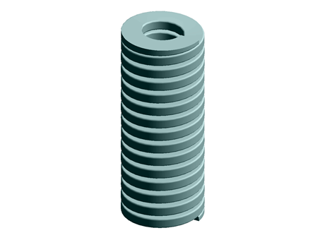 Rectangular Helical Spring Dongguan Forrun Hardware Co., Ltd. - Free CAD models - Rectangular ...