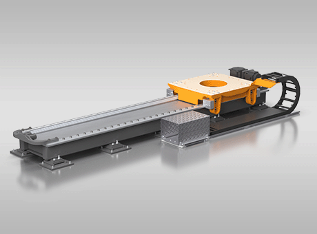 Linear traversing axis - product configurator for all robot types, fixtures and tools