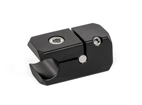 GN 476.2 Rail T-Mounting Clamps, Aluminum, Splittable