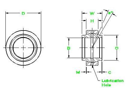 Getecno S.r.l - Free CAD models - Aurora Bearing GEEW…ES Series ...