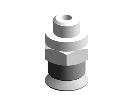 Vacuum Pad PP Type(Ultrathin type)-PE Fixed type/Direct mount