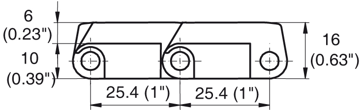 Raised Rib 1"