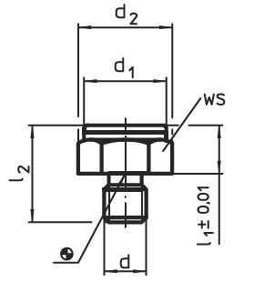 HALDER - Free CAD models - EH 22690. Screwed Rest Buttons, plain, with ...