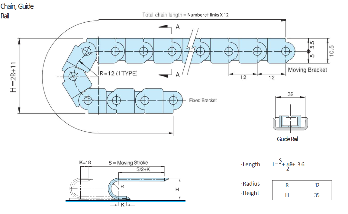 Hanshin Chain Co., Ltd. - Free CAD models - HSP 0120-13E - TraceParts